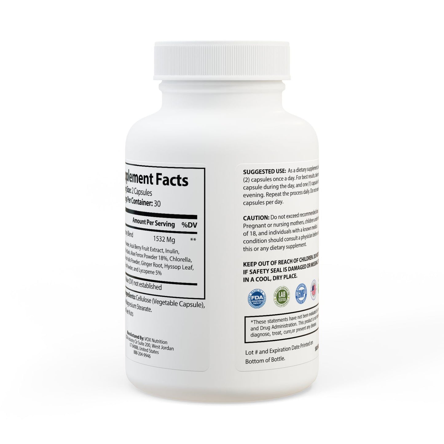 Acai Berry Complex Supplement (60 Capsules)