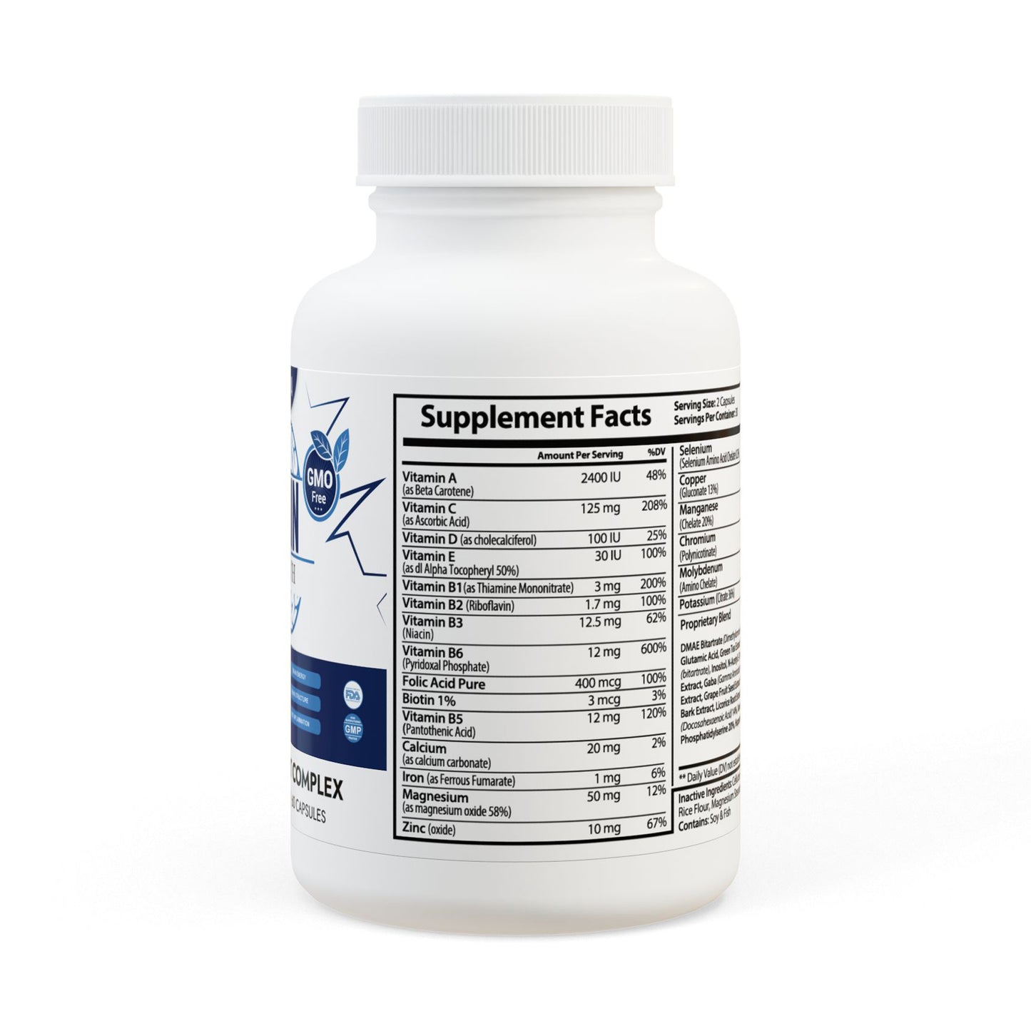 Brain Support Complex Supplement (60 Capsules)